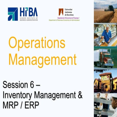 Inventory Management And Mrp   Erp