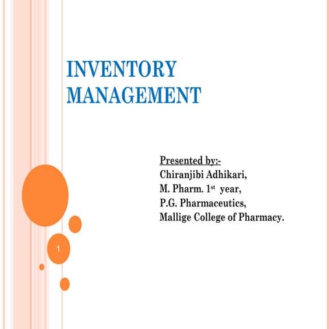Inventory management rqm, eoq, im