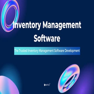 Inventory Management Software Development | PPT