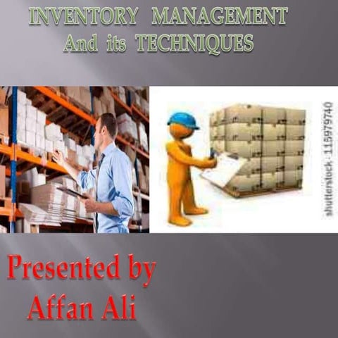 Inventory management tools and techniques retail