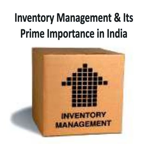 Inventory mgmt n jit