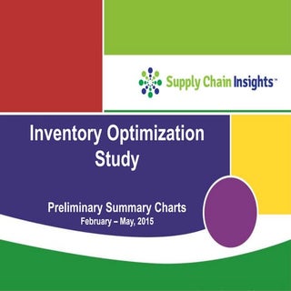 Inventory Optimization 2015 Prelimi...