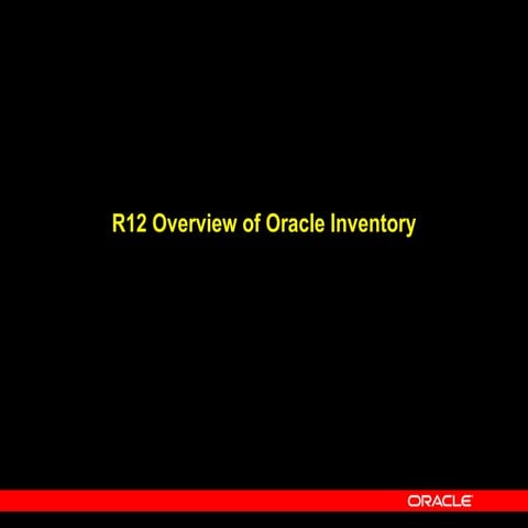 Oracle Inventory r12 lot and serial control.ppt