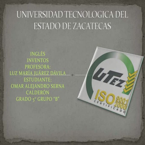 Inventos en los ultimos 100 ños