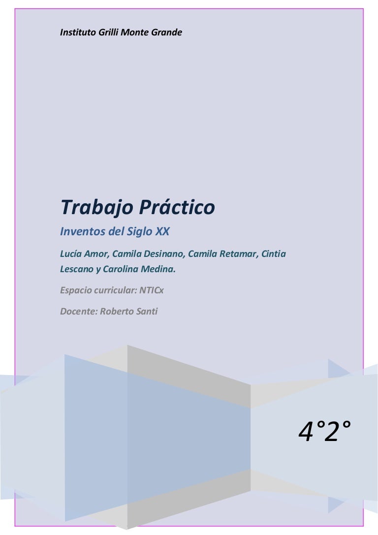 Cientificos Del Siglo 20 Y Sus Inventos Inventos siglo xx tp informatica (1)