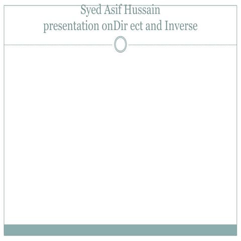 Inverse proportion asif