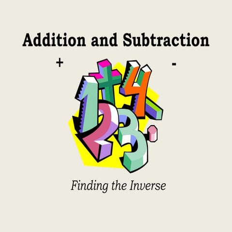 Inverse relationship between addition & subtraction