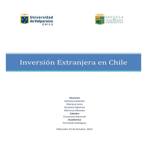Inversión extranjera en chile