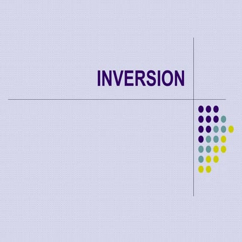 Inversion | PPT