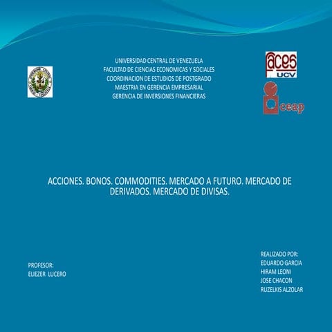 Inversionesfinancieras ucv presentaciongrupofinal