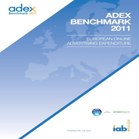 Inversión en publicidad digital 2011 - Informe ADEX Benchmark