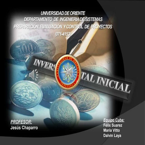 Inversion total inicial | PPSX