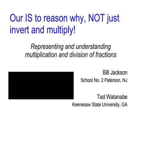 Invert And Multiply | PPT