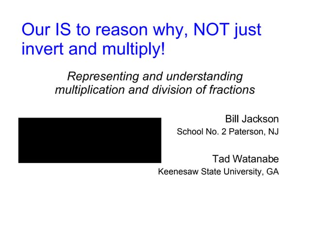 Invert And Multiply