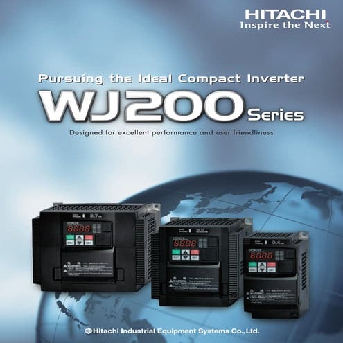 Compact Inverter WJ200 series