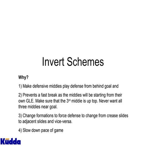 Invert schemes for Boys Lacrosse | PPT