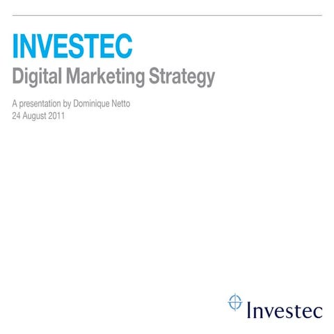 Digital Marketing Strategy-Investec
