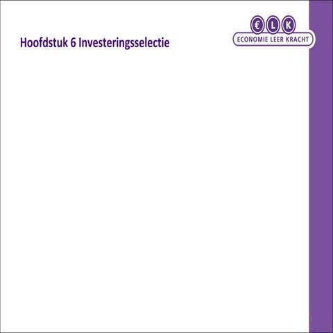 Investeringsselecties