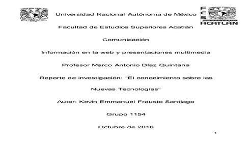 Investigación: Uso de NTICs en la Universidad
