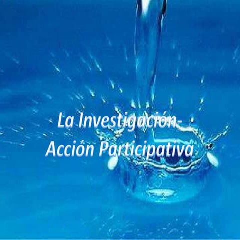 Investigación acción participativa