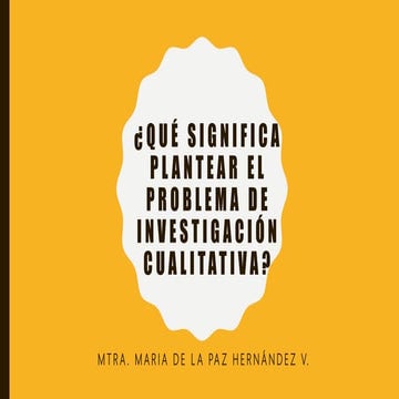 Investigación cualitativa