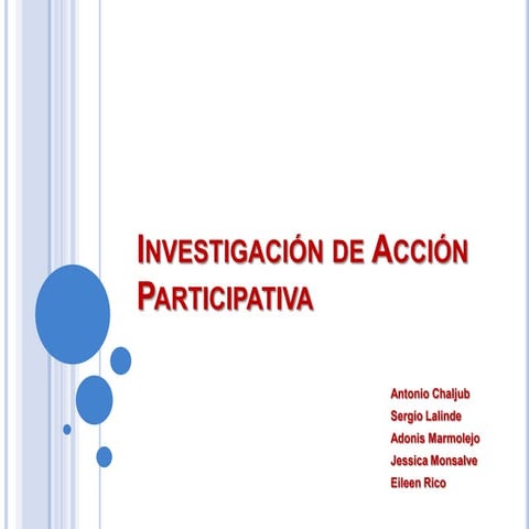 Investigacin de accion participativa