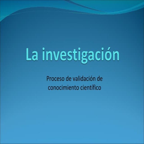 Investigacion