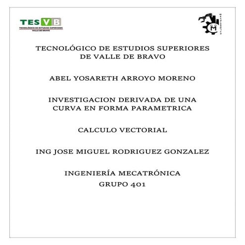 Investigacion derivada-de-una-curva-en-forma-parametrica