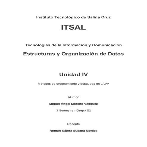 UNIDAD IV - metodos de busqueda