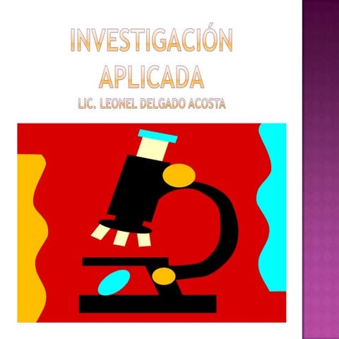 Investigacion aplicada