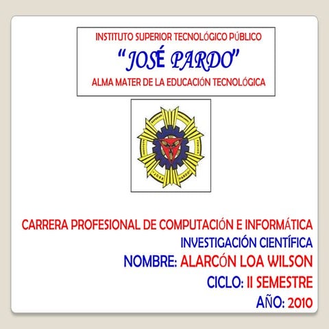 Investigacion cientifica