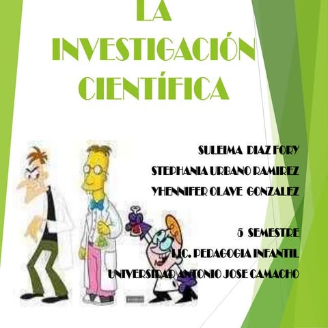 Investigacion cientifica