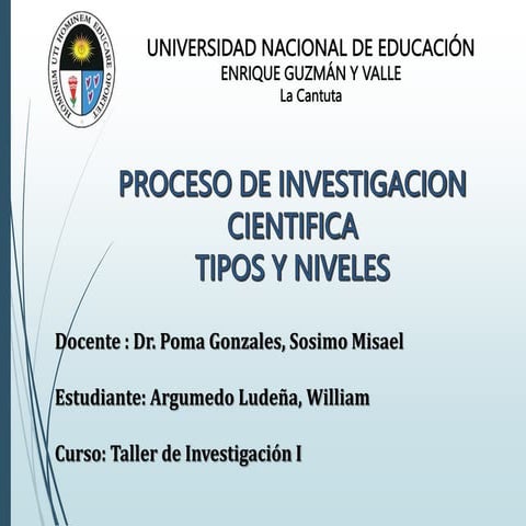 INVESTIGACION CIENTIFICA .WILLIAM PPT .pptx