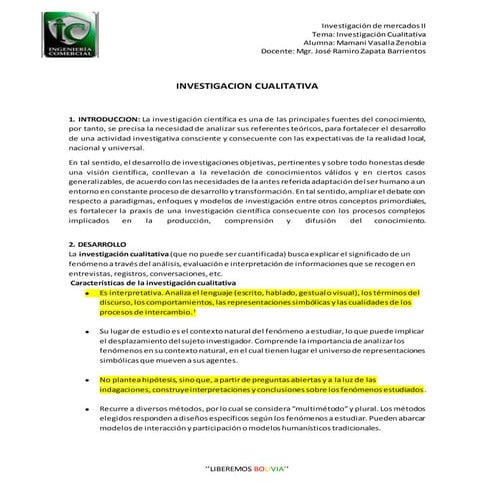 Investigación cualitativa