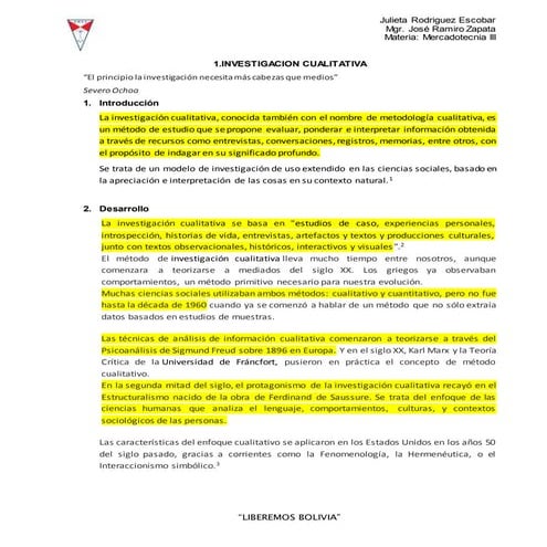 Investigacion cualitativa