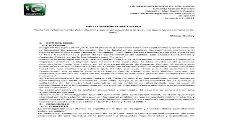 Investigacion cuantitativa griselda quispe paredez