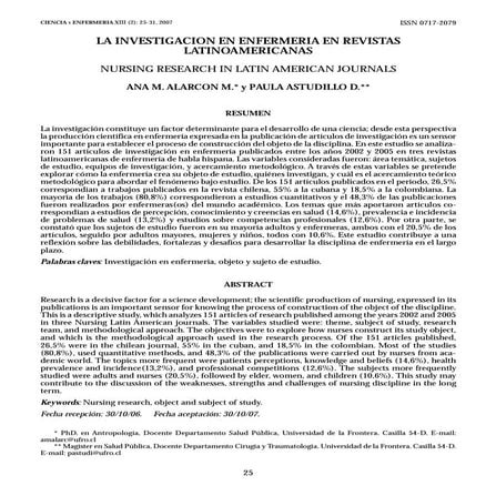Investigacion De Enfermeria