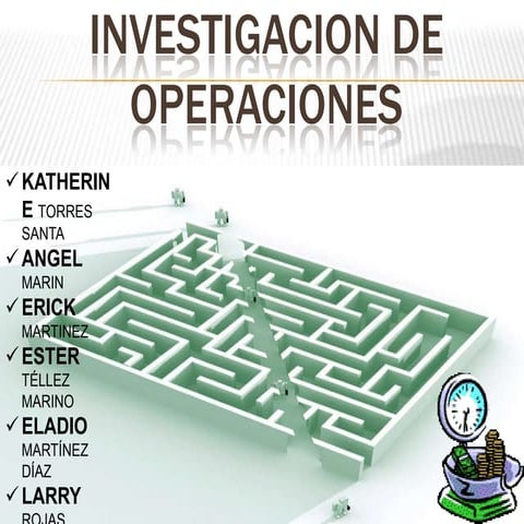 Investigacion de operaciones