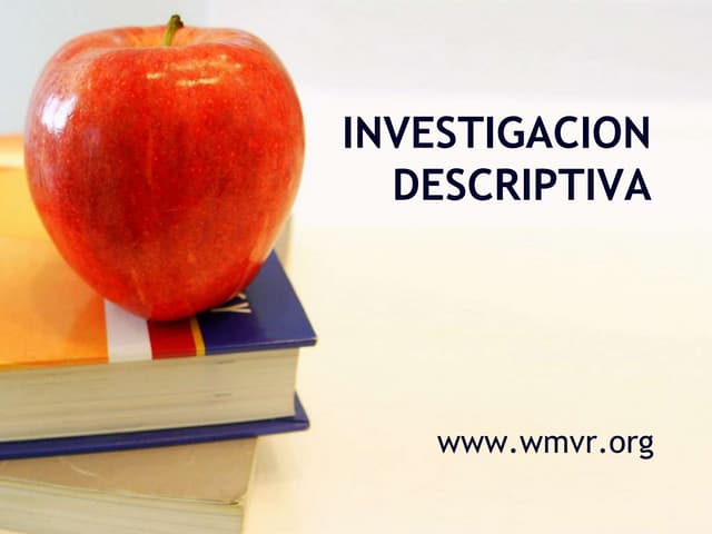 Investigacion descriptiva