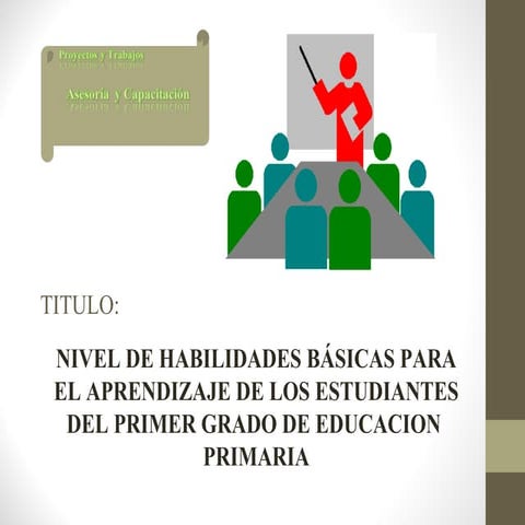 Investigacion educacion primaria