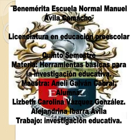 Investigacion educativa 