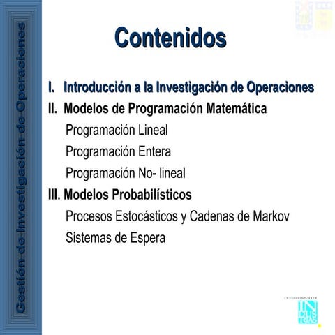Investigacion operaciones
