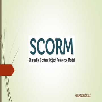 INVESTIGACION PAQUETE SCORM