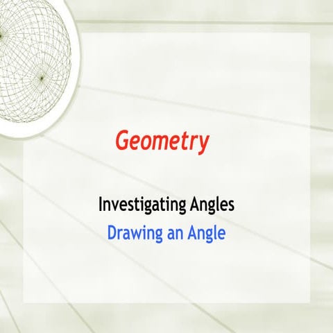 Investigating Angles   2