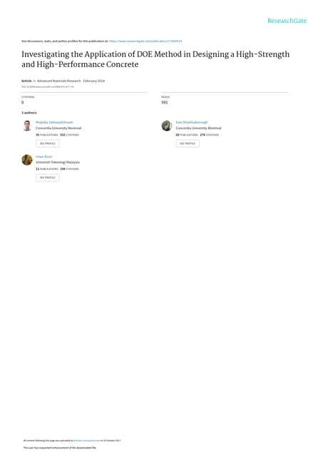 High Performance Concrete Ppt Ppt