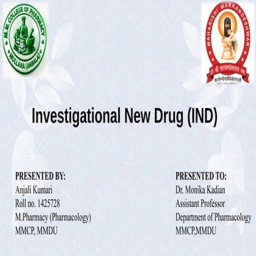 Ind enabling studies. | PDF