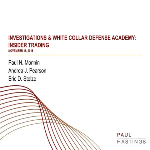 What You Need to Know About Insider Trading | PPTX