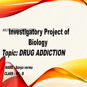 Drugs and their effects | PPTX