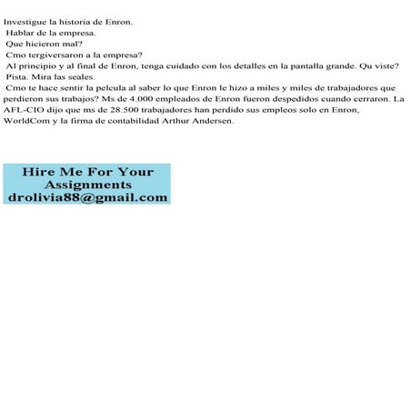 Investigue la historia de Enron. Hablar de la empresa. �Que hici.pdf