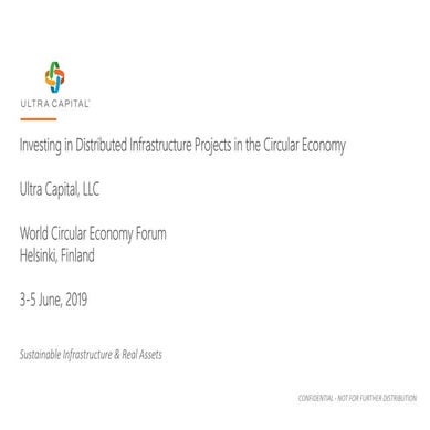 Aaron Ratner WCEF2019: Investing in distributed infrastructure projects in th...